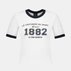 Le Coq Sportif Héritage T-shirt Femme-Mujer Camisetas, Polos Y Tops