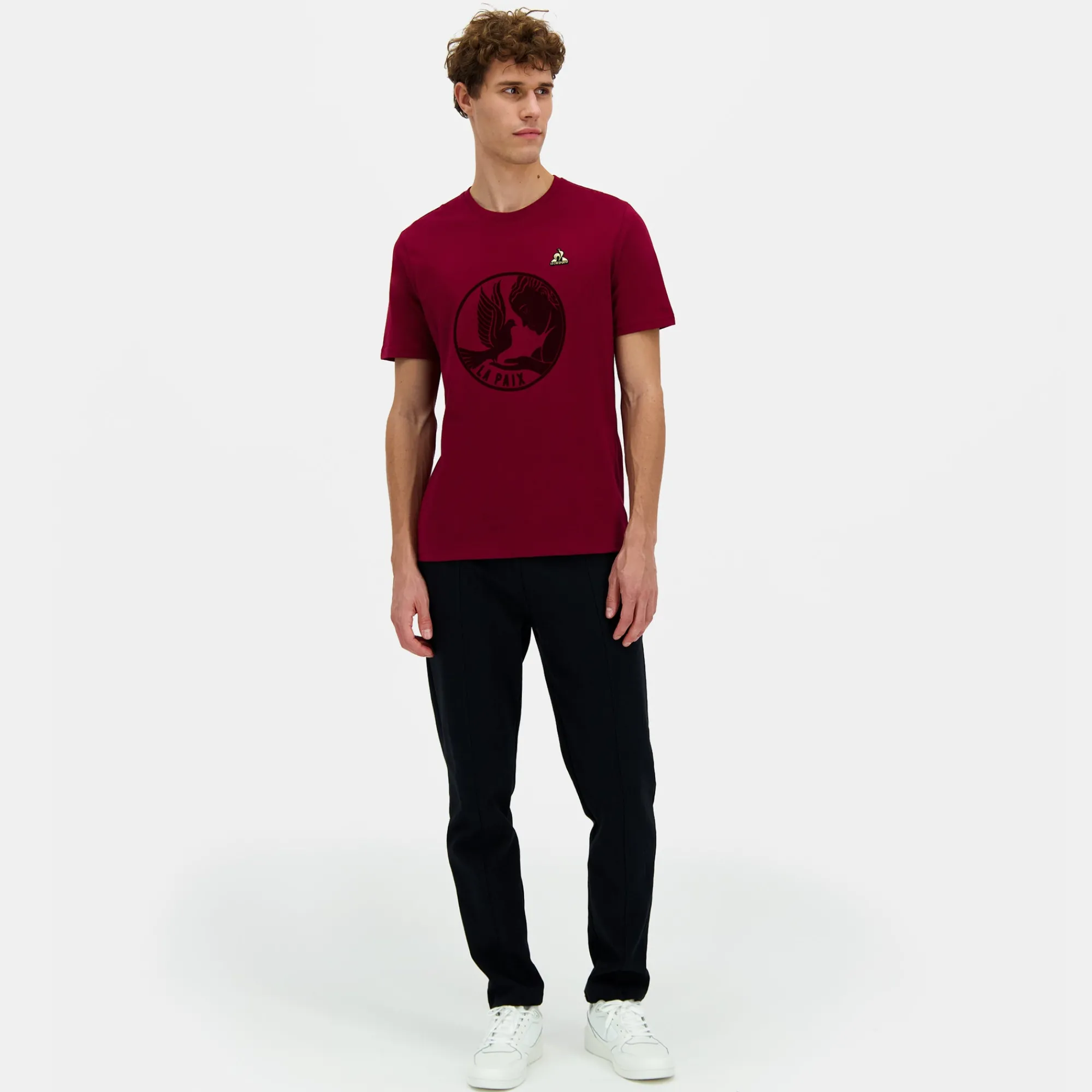 Le Coq Sportif La Paix Camiseta de hombre-Hombre Camisetas Y Tops