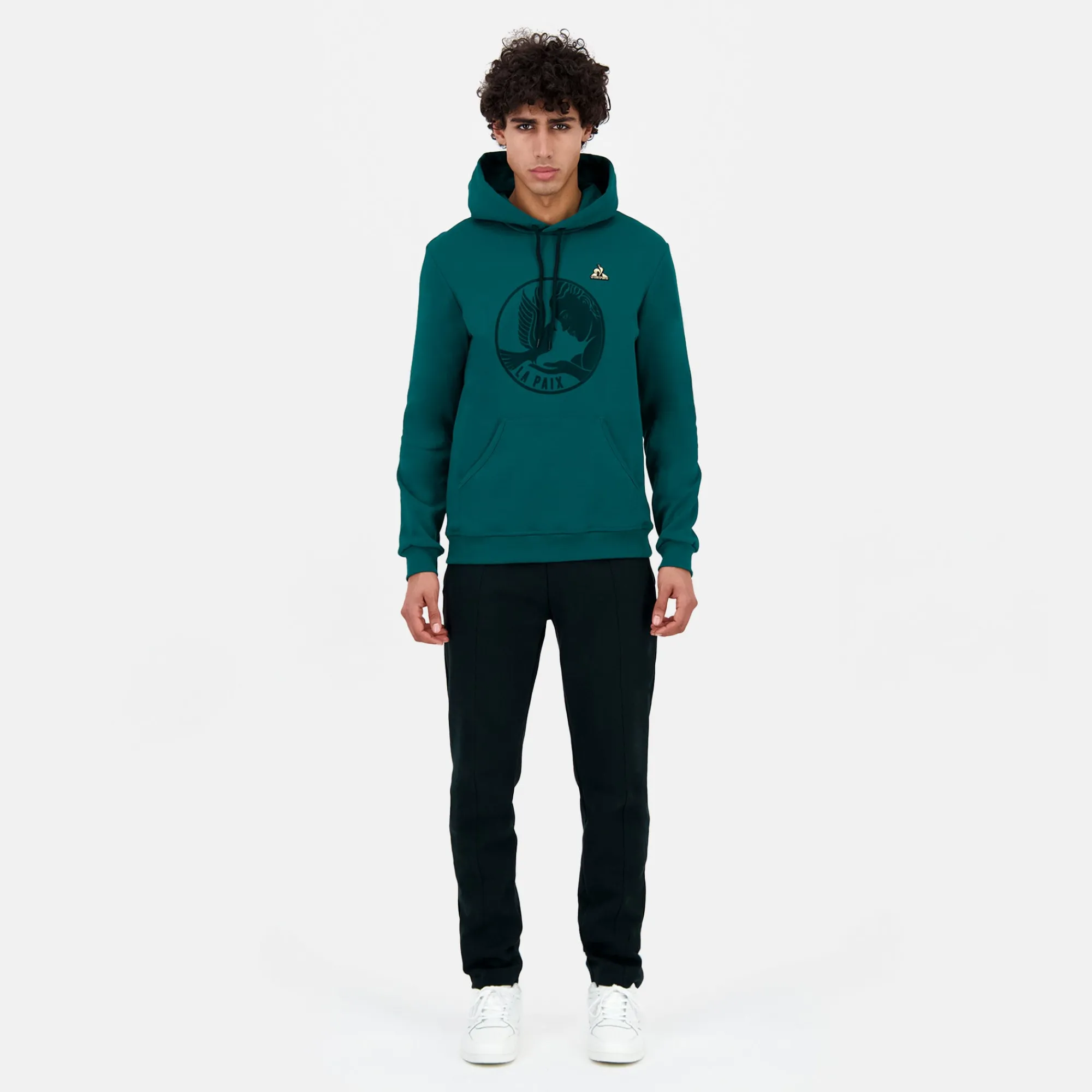 Le Coq Sportif La Paix Sudadera con capucha para hombre-Hombre Sudaderas Con Capucha | Sudaderas