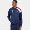 Le Coq Sportif Équipe de France Olympique EFROP Sudadera con cremallera de hombre-Hombre Sudaderas