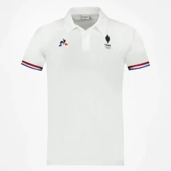 Le Coq Sportif Équipe de France Olympique EFROP Polo para Hombre-Hombre Polos