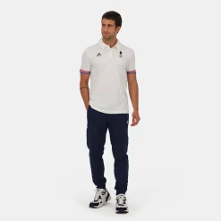 Le Coq Sportif Équipe de France Olympique EFROP Polo para Hombre-Hombre Polos