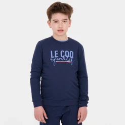 Le Coq Sportif Sudadera con capucha para niños- Sudaderas