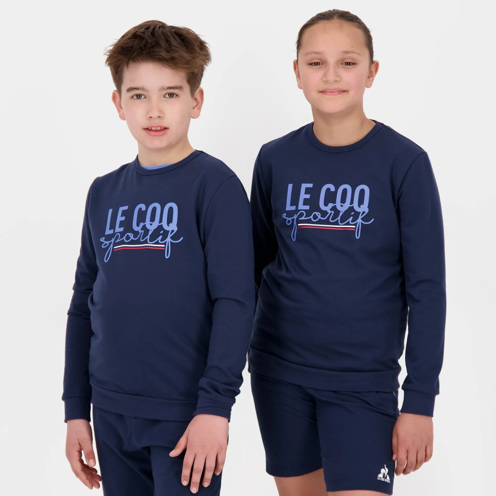 Le Coq Sportif Sudadera con capucha para niños- Sudaderas