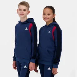 Le Coq Sportif Sudadera con capucha para niños- Sudaderas
