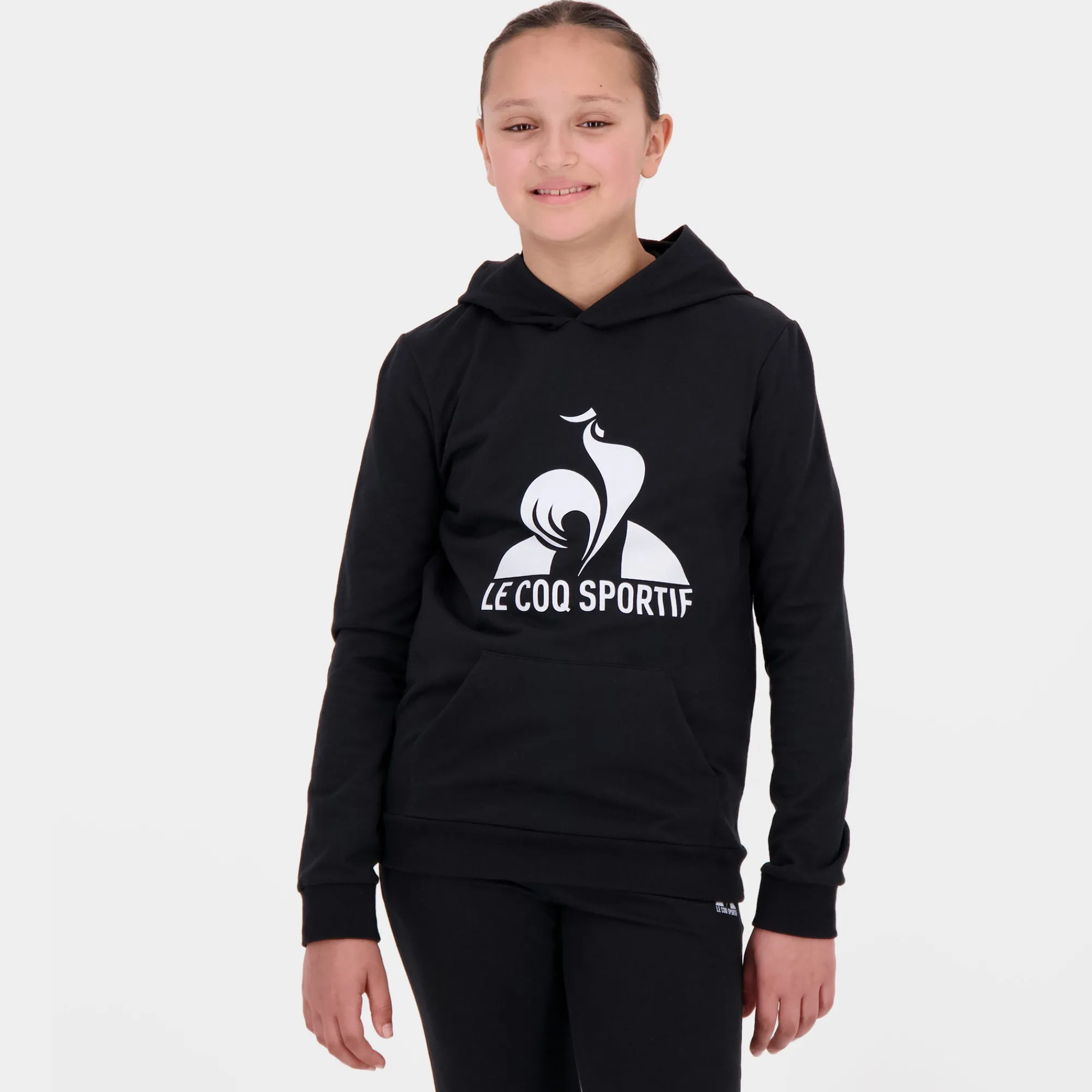 Le Coq Sportif Sudadera con capucha para niños- Sudaderas