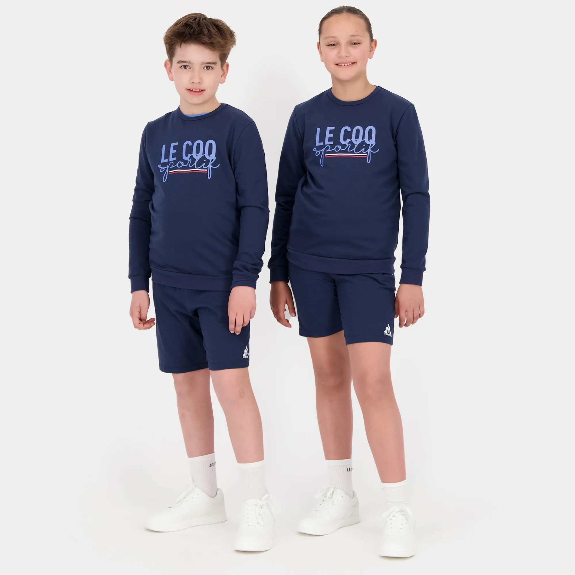 Le Coq Sportif Sudadera con capucha para niños- Sudaderas