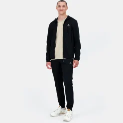 Le Coq Sportif Sudadera con capucha y cremallera para hombre-Hombre Sudaderas