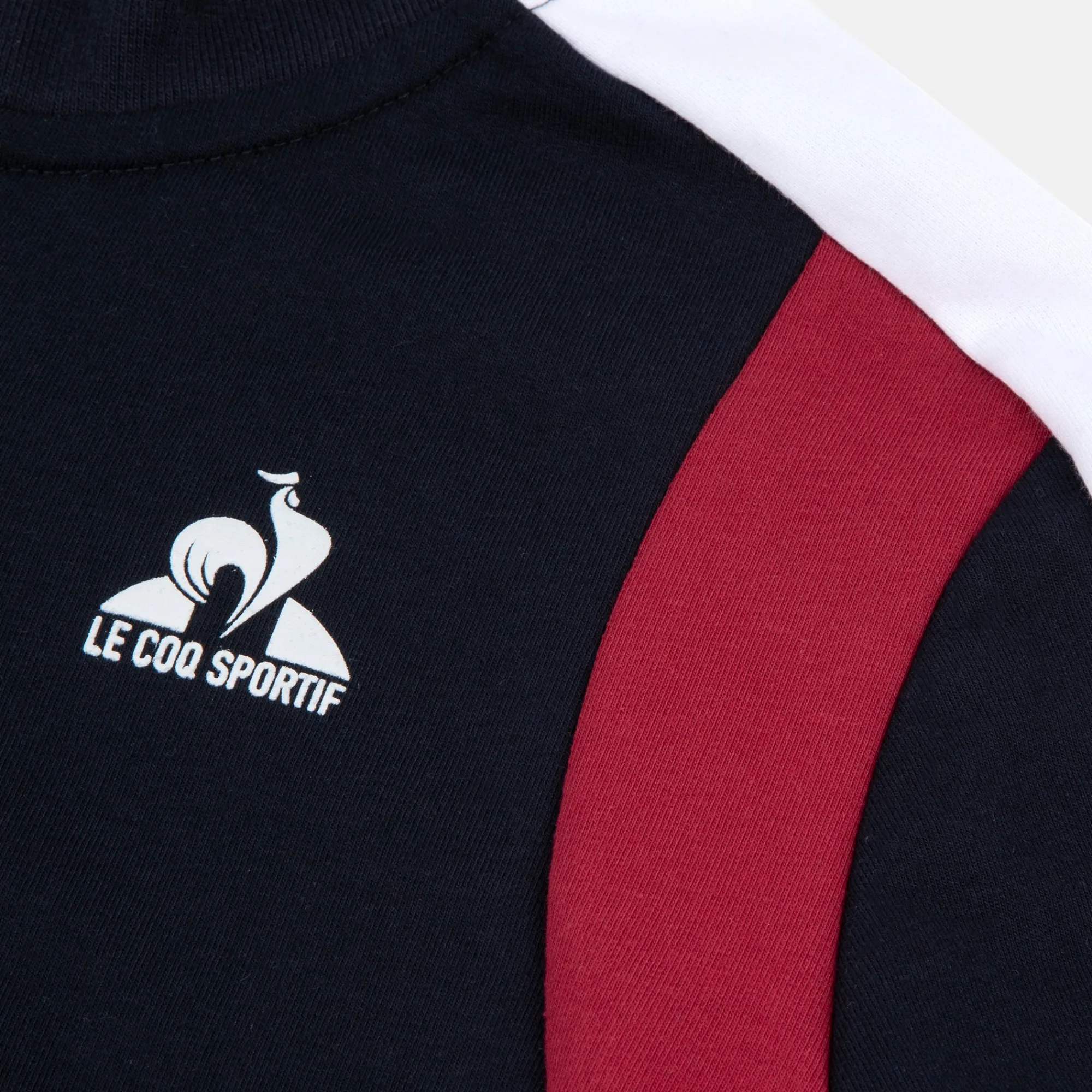 Le Coq Sportif Sudadera con cremallera para niño- Sudaderas