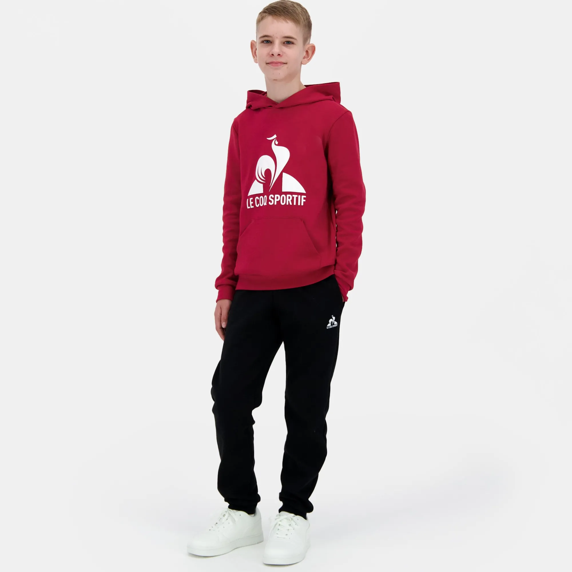 Le Coq Sportif Sweat à capuche Enfant- Sudaderas