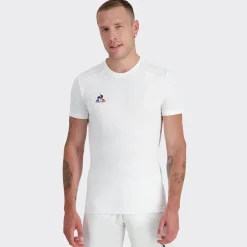 Le Coq Sportif Tenis Camiseta Hombre Tenis - Blanco-Hombre Tenis | Tenis