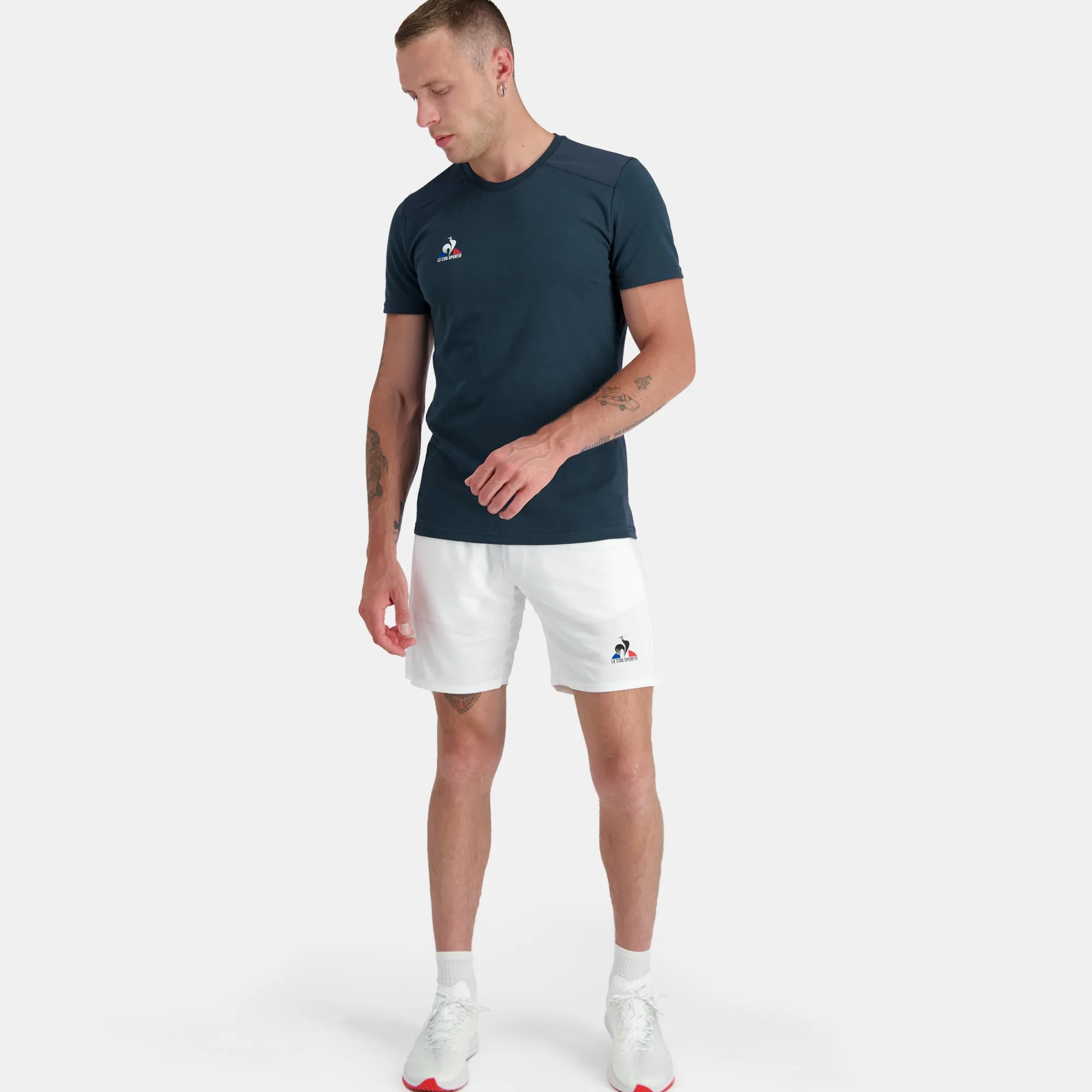 Le Coq Sportif Tenis Camiseta Hombre Tenis - Azul-Hombre Tenis | Tenis