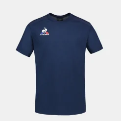 Le Coq Sportif Tenis Camiseta para Niño Tenis - Azul- Tenis | Tenis
