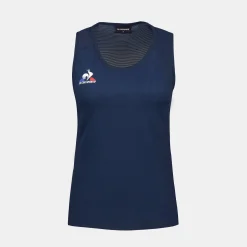 Le Coq Sportif Tenis Camiseta Sin Mangas Mujer Tenis - Azul-Mujer Tenis | Tenis