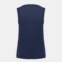 Le Coq Sportif Tenis Camiseta Sin Mangas Mujer Tenis - Azul-Mujer Tenis | Tenis