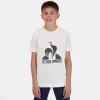 Le Coq Sportif Tenis Camiseta Tenis para Niño- Camisetas