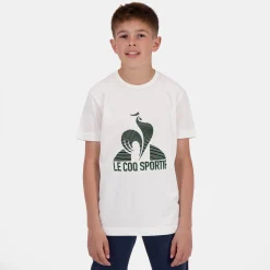 Le Coq Sportif Tenis Camiseta Tenis para Niño- Camisetas