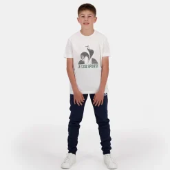 Le Coq Sportif Tenis Camiseta Tenis para Niño- Camisetas
