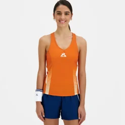 Le Coq Sportif Tennis Performance Camiseta de tirantes TENIS mujer-Mujer Tenis | Tenis