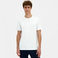 Le Coq Sportif Ton sur ton Camiseta Hombre Ton sur ton - Blanco-Hombre Camisetas Y Tops