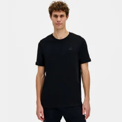 Le Coq Sportif Ton sur ton Camiseta Hombre Ton sur ton - Negro-Hombre Camisetas Y Tops