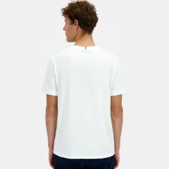 Le Coq Sportif Ton sur ton Camiseta Hombre Ton sur ton - Blanco-Hombre Camisetas Y Tops