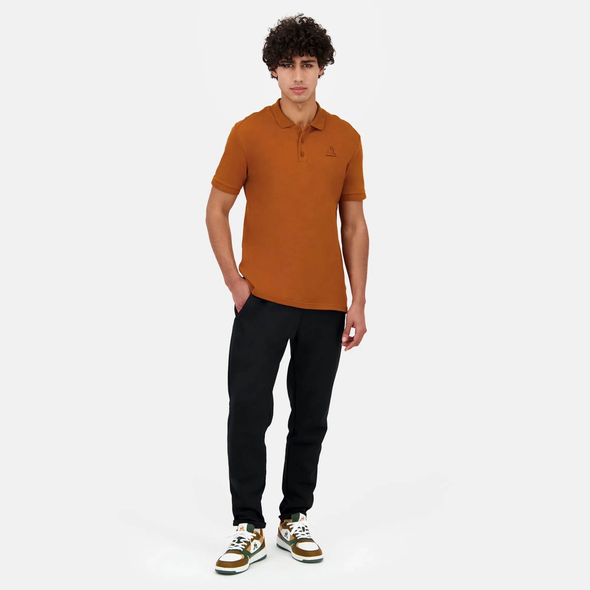 Le Coq Sportif Ton sur ton Pantalones de hombre TONO SOBRE TONO-Hombre Pantalones