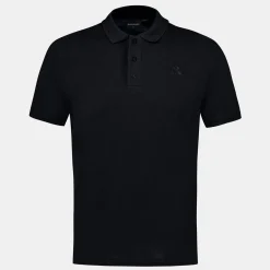 Le Coq Sportif Ton sur ton Polo Hombre Ton sur ton - Negro-Hombre Polos