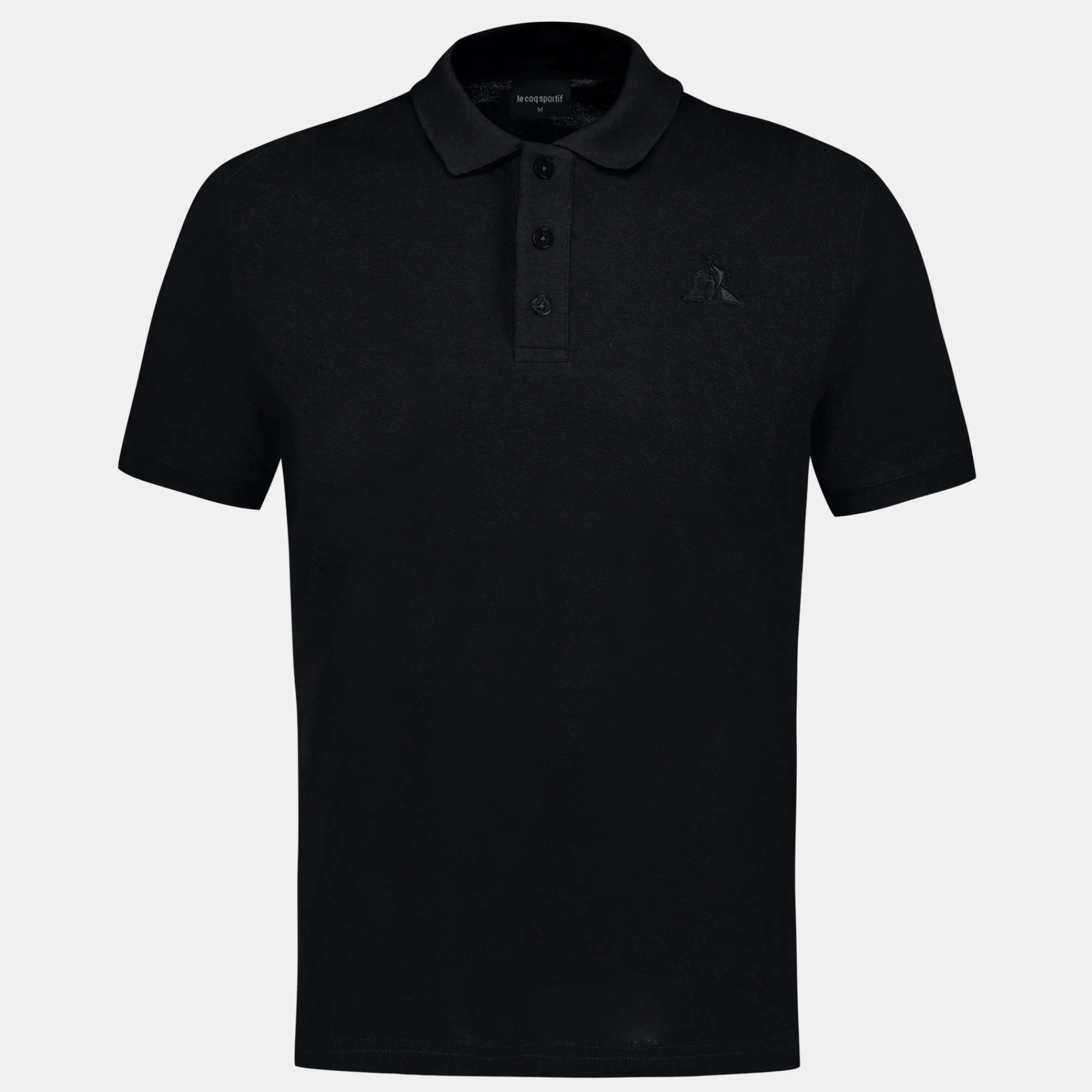 Le Coq Sportif Ton sur ton Polo Hombre Ton sur ton - Negro-Hombre Polos