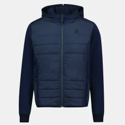 Le Coq Sportif Ton sur ton Sudadera Con Cremallera Hombre Ton sur ton - Azul-Hombre Chaquetas | Sudaderas Con Capucha