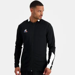 Le Coq Sportif Training Sudadera Con Cremallera Hombre Training - Negro-Hombre Entrenamiento Y Gimnasio | Running