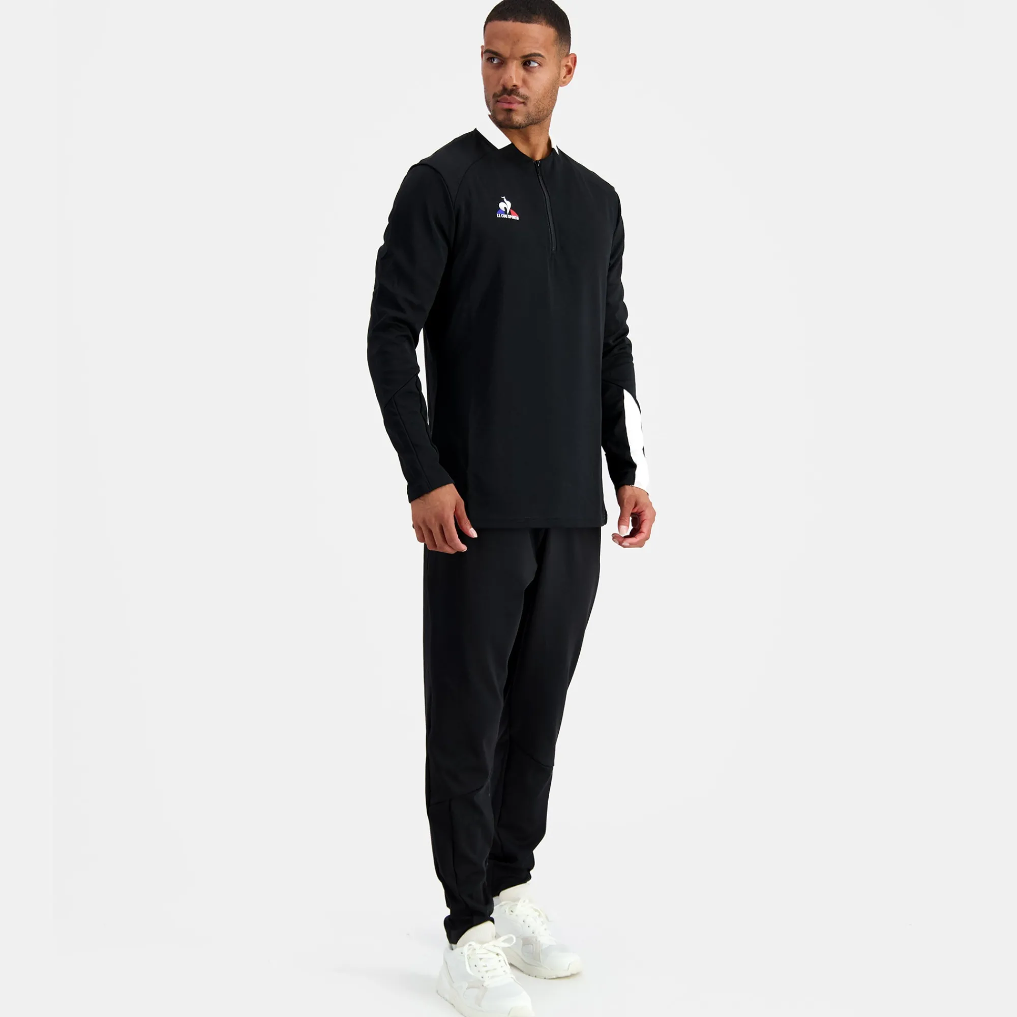Le Coq Sportif Training Sudadera Hombre Training - Negro-Hombre Entrenamiento Y Gimnasio | Running
