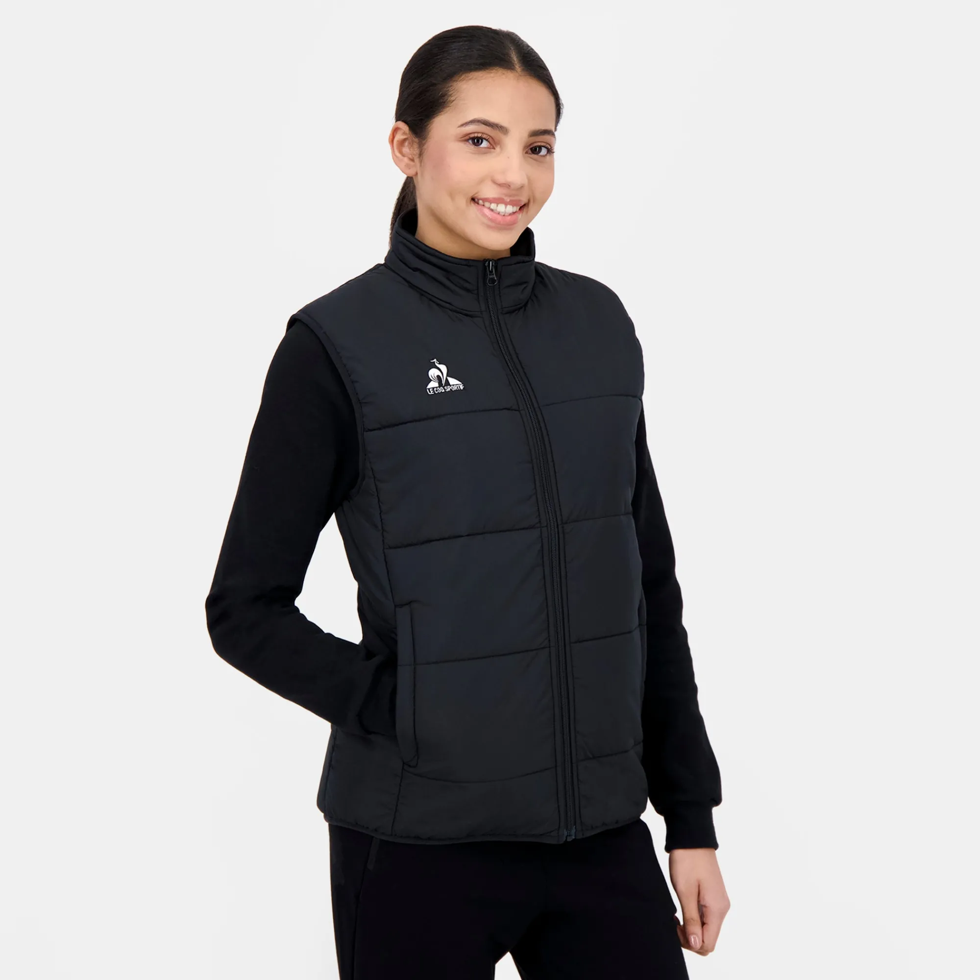 Le Coq Sportif Training TRAINING Plumífero sin mangas para hombre-Hombre Entrenamiento Y Gimnasio | Running