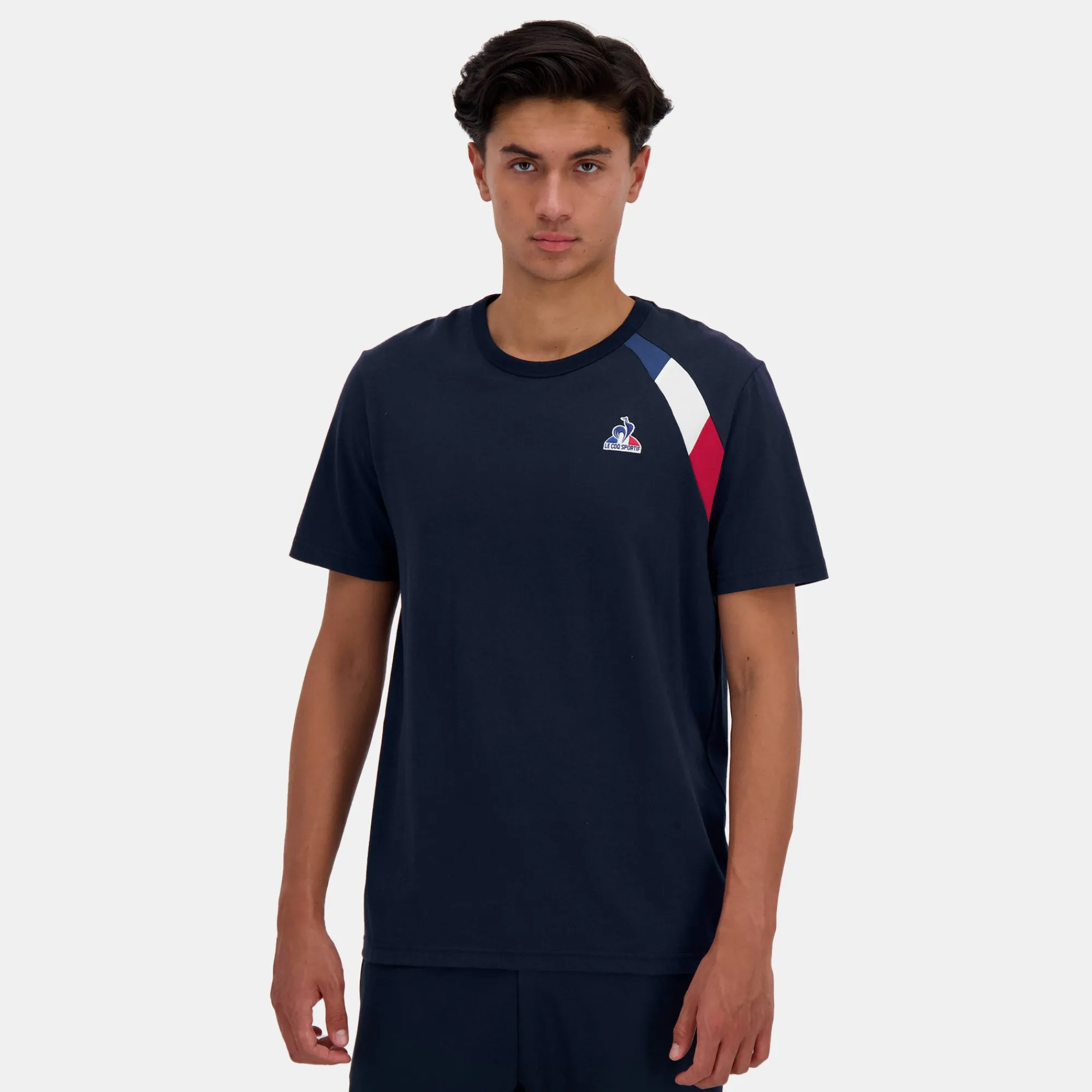 Le Coq Sportif Tricolore Camiseta Hombre TRICOLOR-Hombre Camisetas Y Tops