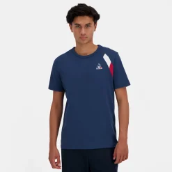 Le Coq Sportif Tricolore Camiseta Hombre TRICOLOR-Hombre Camisetas Y Tops
