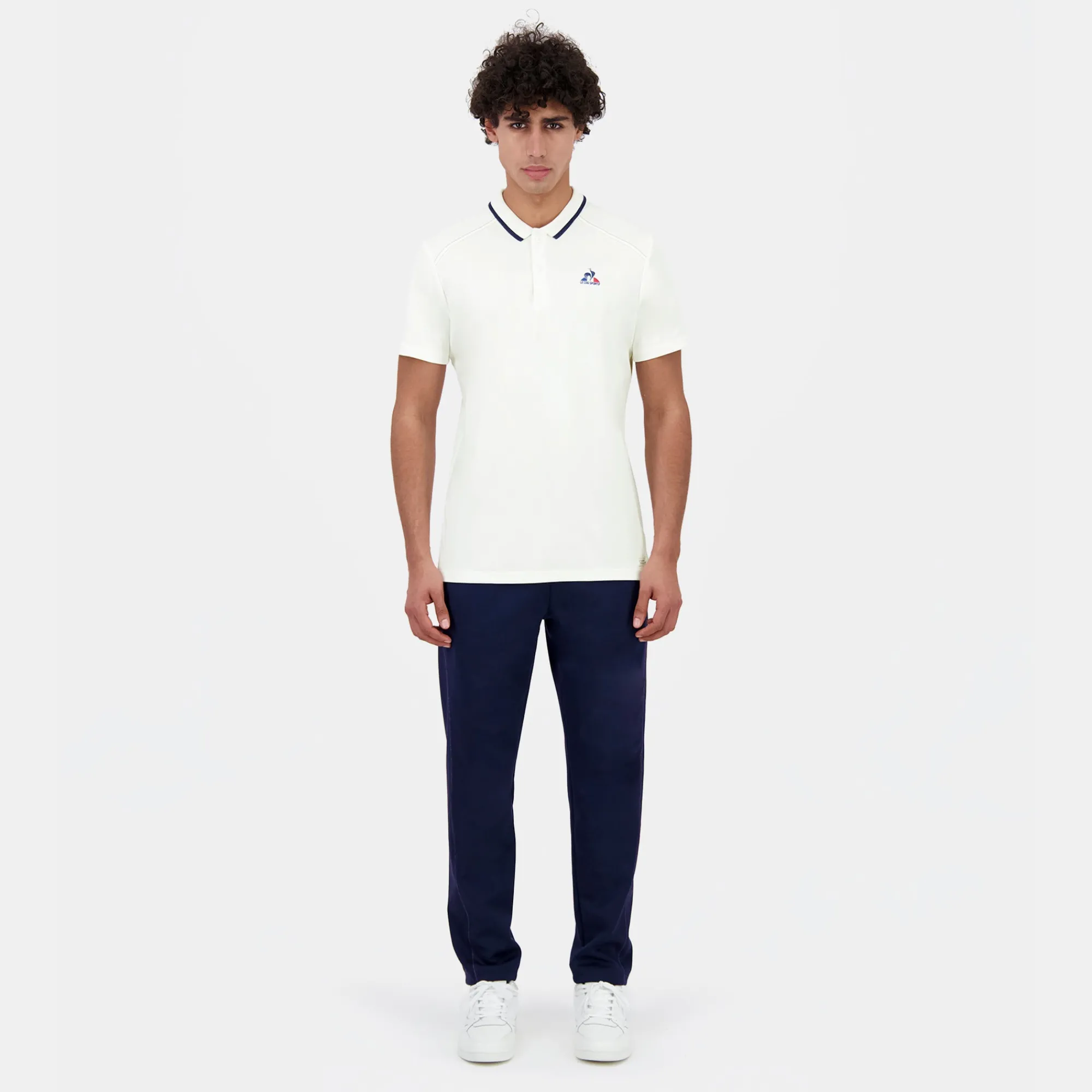 Le Coq Sportif Tricolore Polo TRICOLOR para hombre-Hombre Polos
