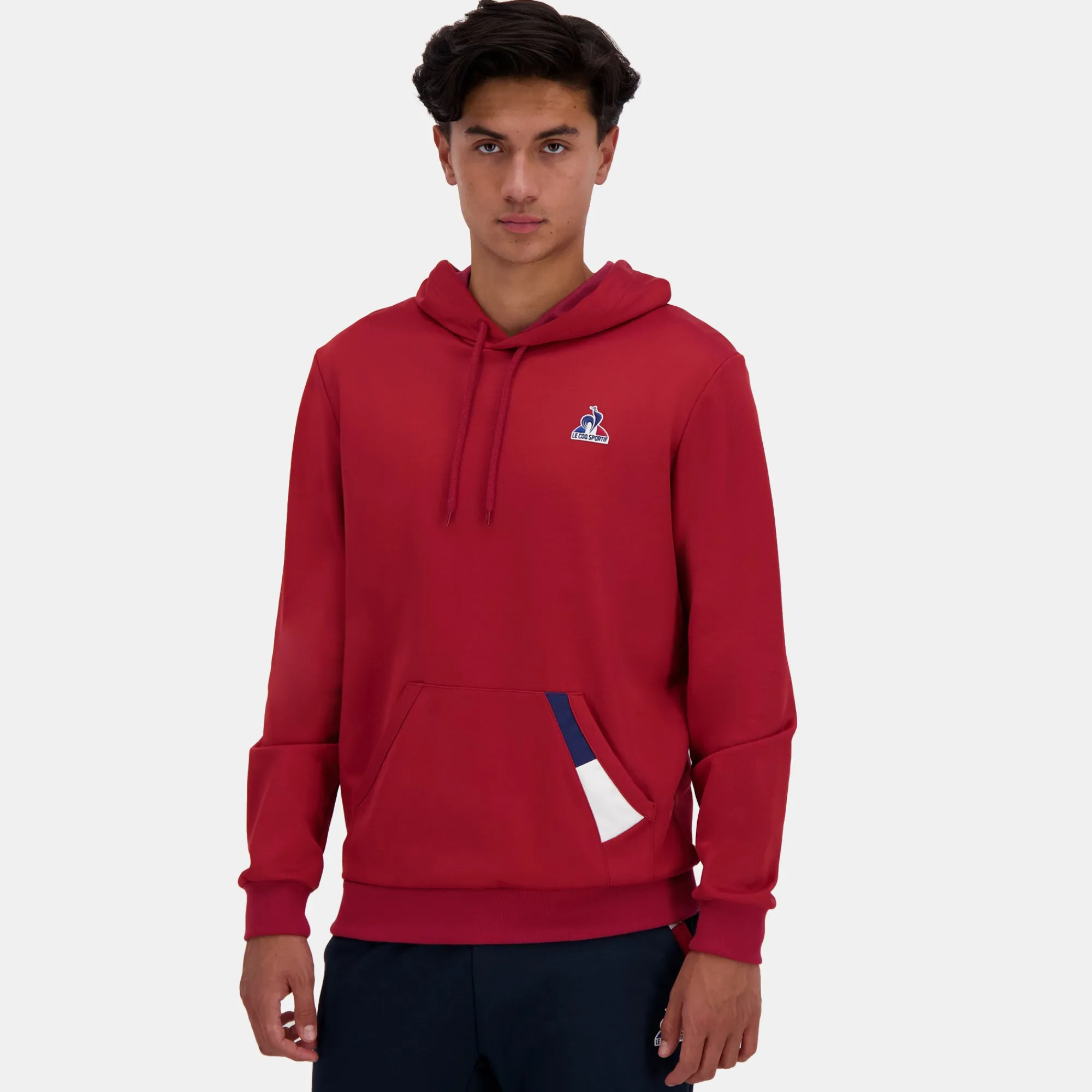 Le Coq Sportif Tricolore Sudadera con capucha TRICOLOR para hombre-Hombre Sudaderas Con Capucha | Sudaderas