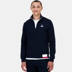 Le Coq Sportif Tricolore Sudadera con capucha TRICOLOR para hombre-Hombre Sudaderas