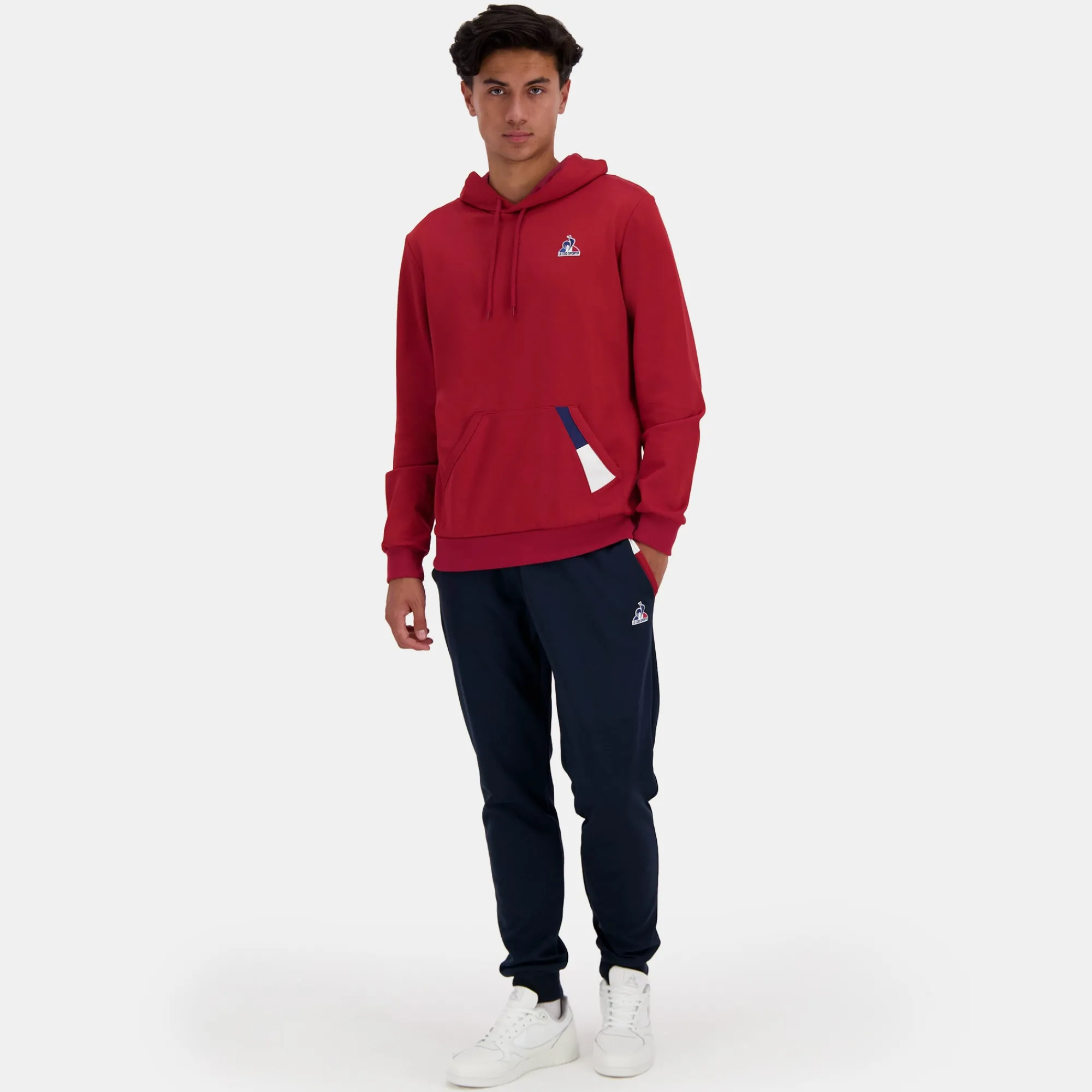 Le Coq Sportif Tricolore Sudadera con capucha TRICOLOR para hombre-Hombre Sudaderas Con Capucha | Sudaderas