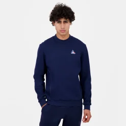 Le Coq Sportif Tricolore Sudadera de hombre TRICOLOR con cuello redondo-Hombre Sudaderas