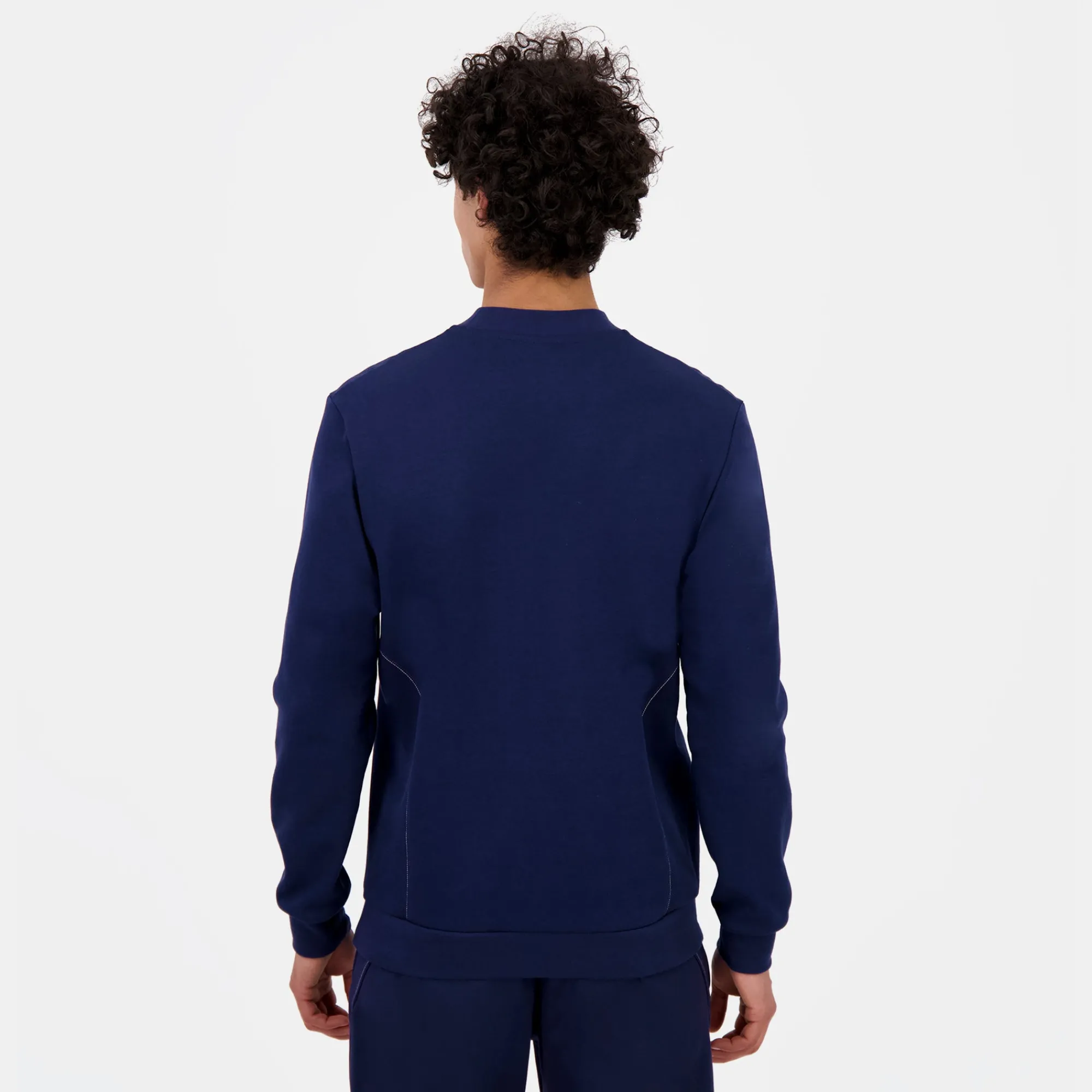 Le Coq Sportif Tricolore Sudadera de hombre TRICOLOR con cuello redondo-Hombre Sudaderas