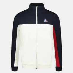 Le Coq Sportif Tricolore Sudadera hombre TRICOLOR con cremallera-Hombre Sudaderas