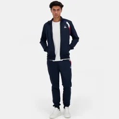 Le Coq Sportif Tricolore Sudadera hombre TRICOLOR con cremallera-Hombre Sudaderas